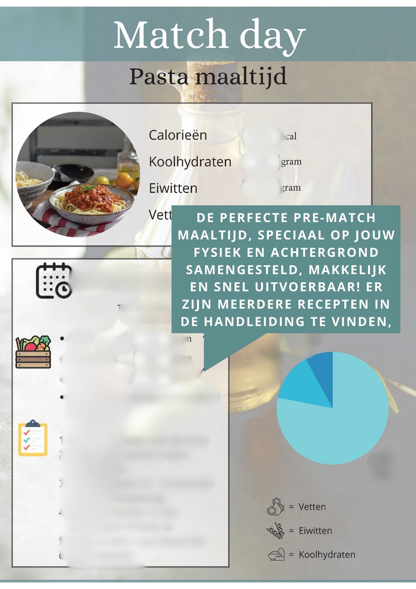 Wat te eten voor een voetbalwedstrijd