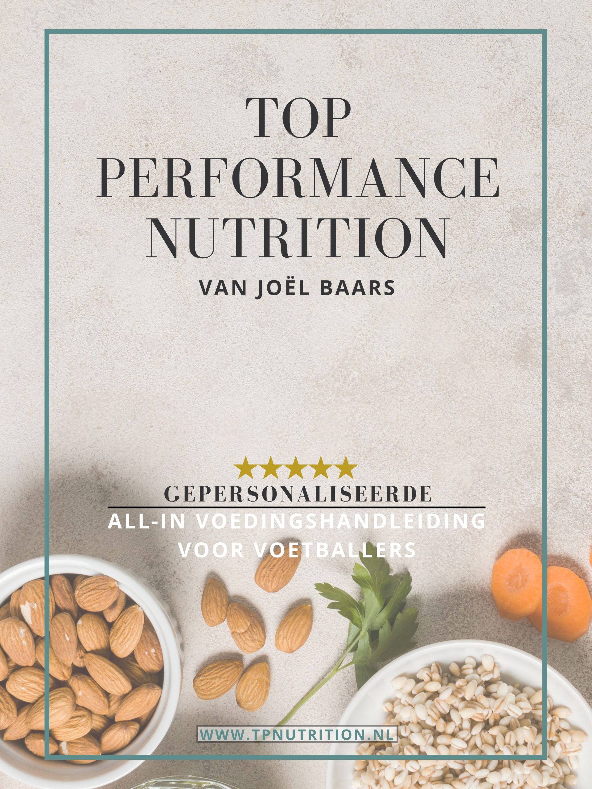 Gepersonaliseerde voedingshandleiding voor voetballers