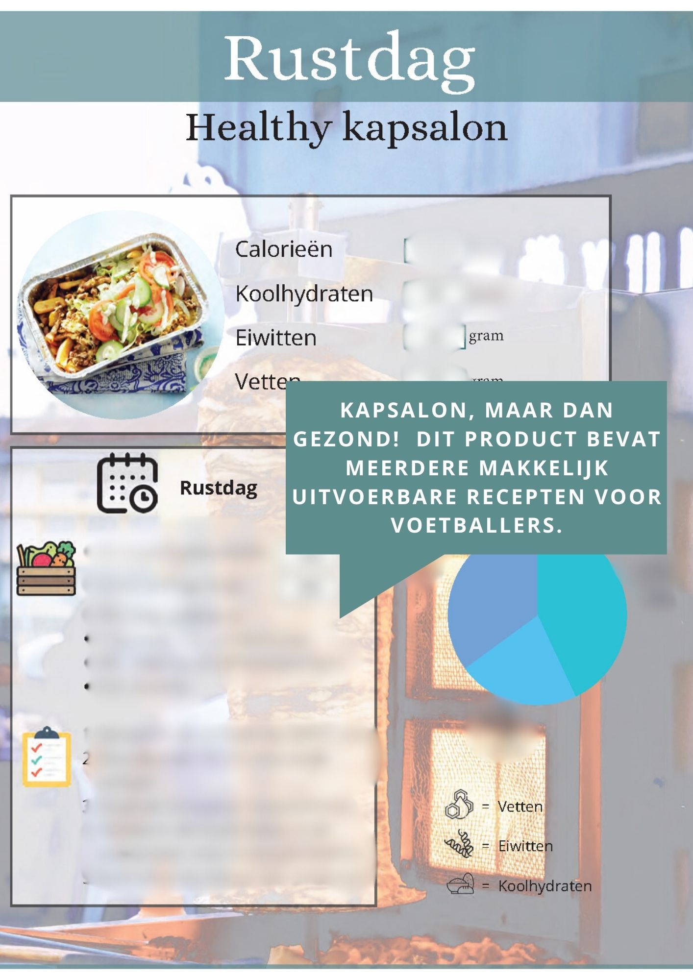 Kapsalon eten als voetballer